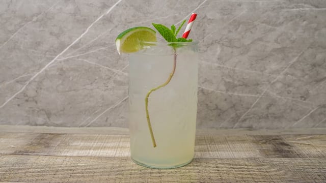 Iced Mint Soda.