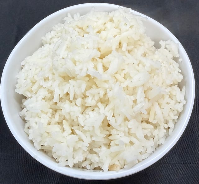 Steamed Rice.